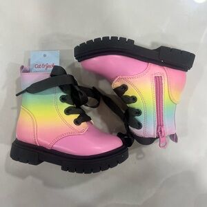 Cat & Jack Toddler Pastel Rainbow Boots